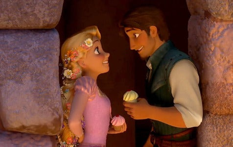 Rapunzel and Flynn Rider